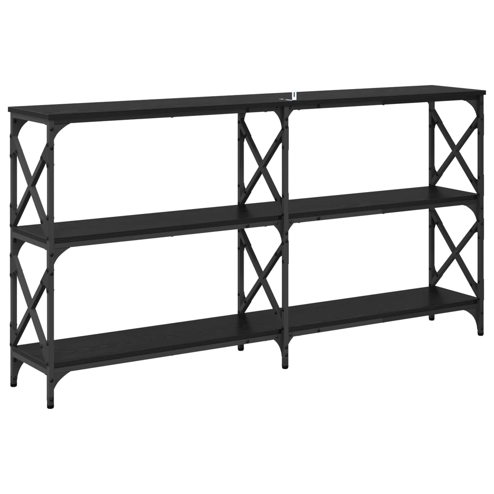 Konsoles galds Melnais ozols 156 x 28 x 80,5 cm