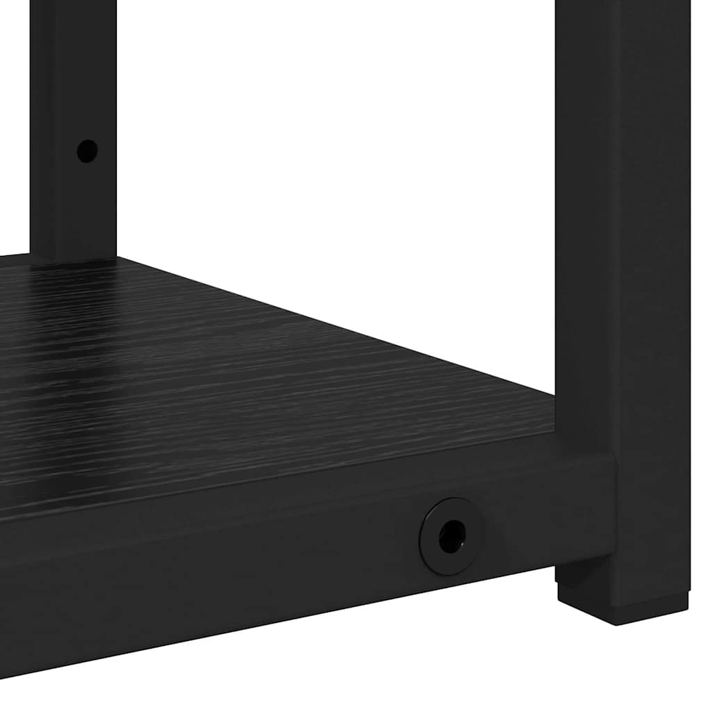 Wall shelf with shelf Black oak 80 x 21 x 78.5 cm