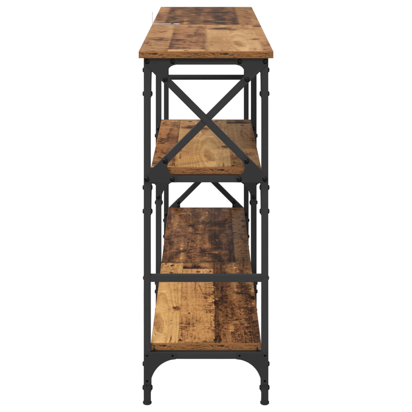 Konsolinis stalas su lentyna Senas medis 150 x 29 x 76,5 cm