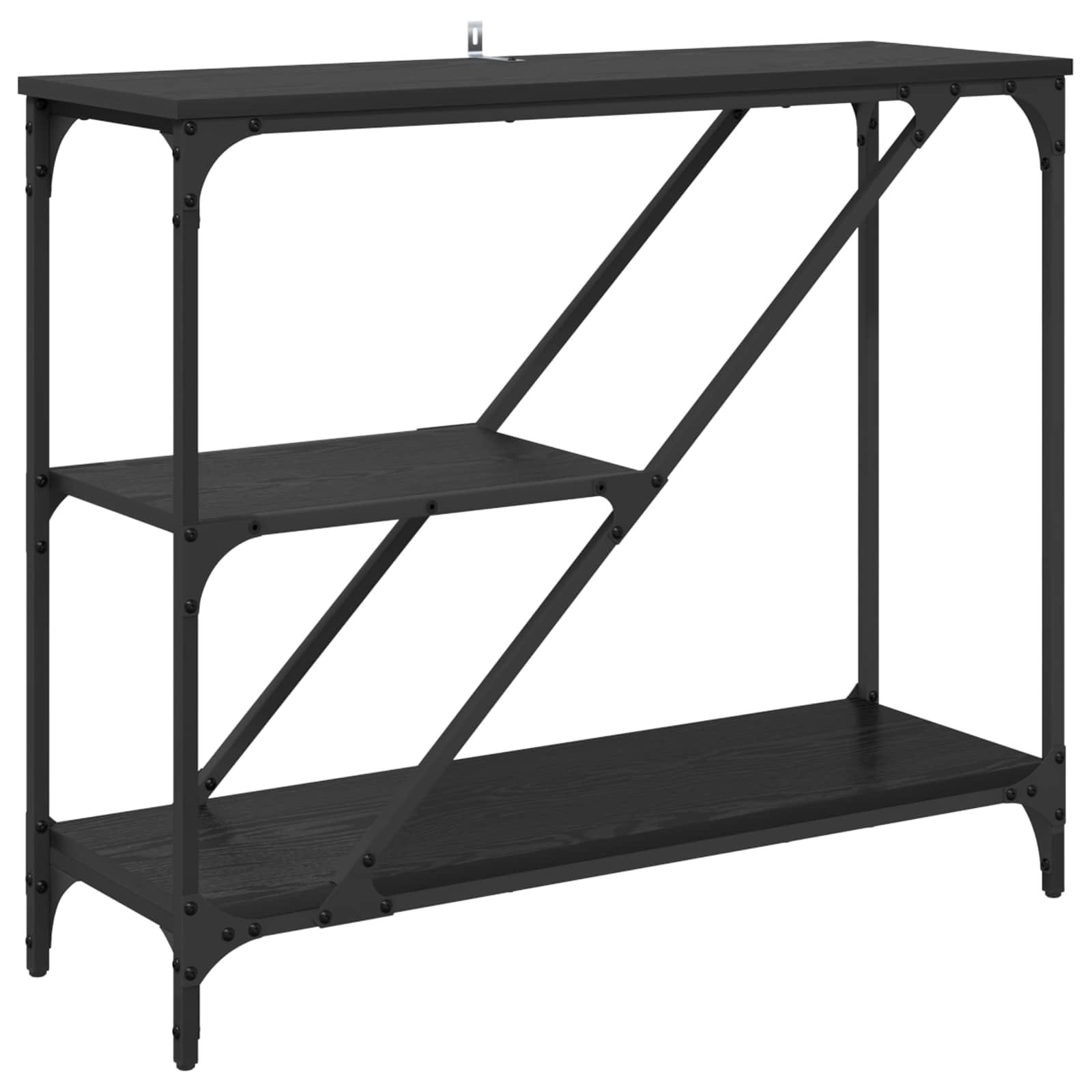 Konsoles galds Melns ozols 88,5 x 30 x 75 cm