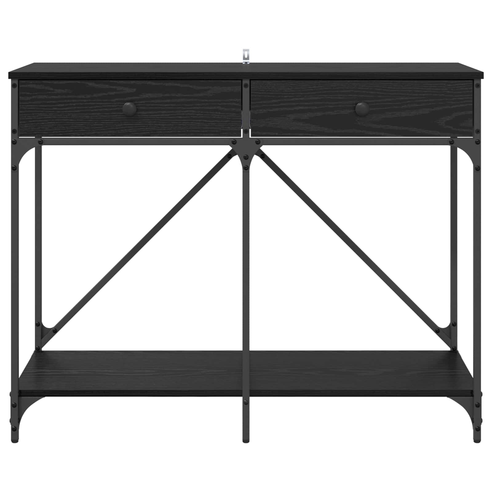 Konsolinis stalas su stalčių Juodas ąžuolas 100 x 39 x 78,5 cm
