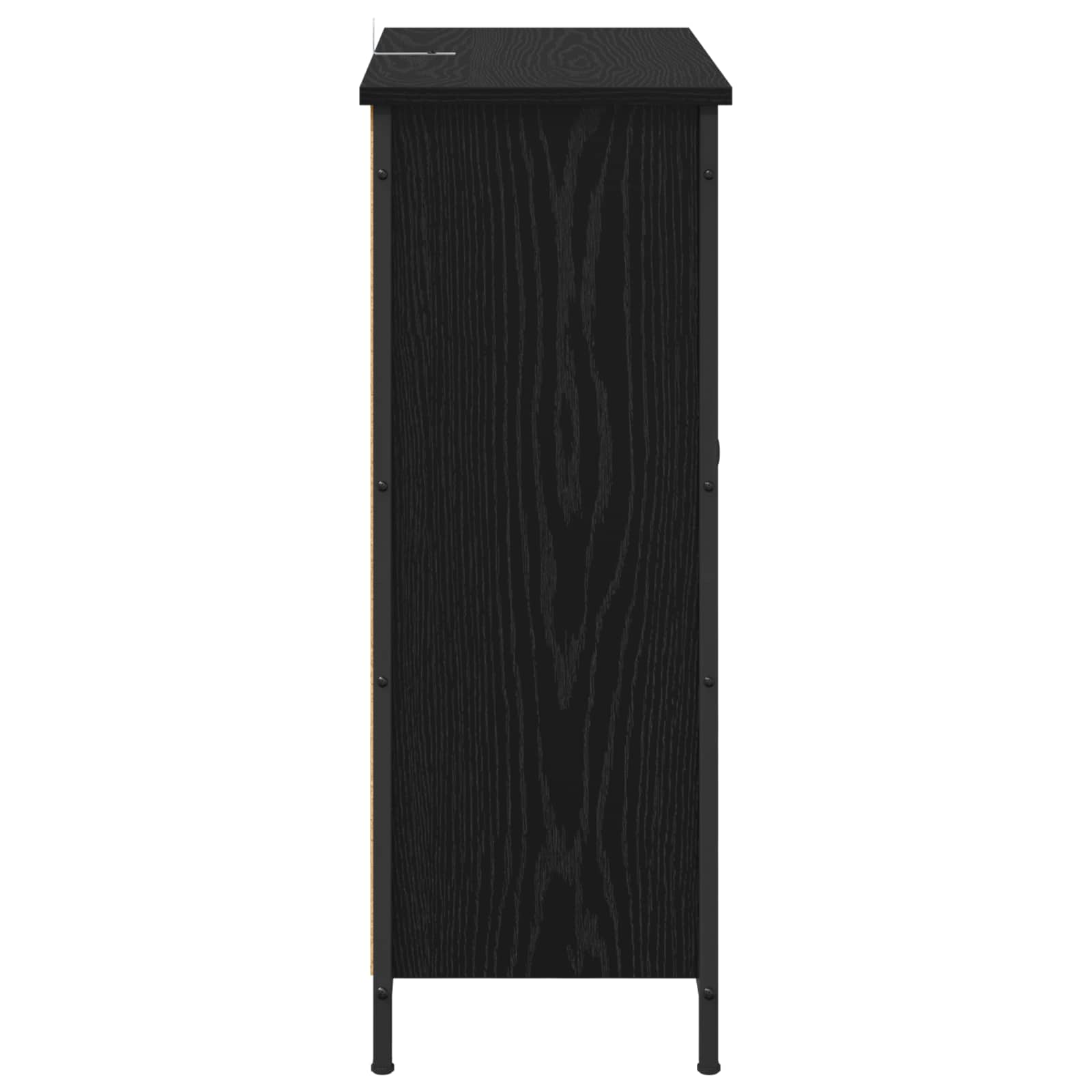 Kabalas Juodas ąžuolas 70 x 30 x 80 cm Apdirbta mediena
