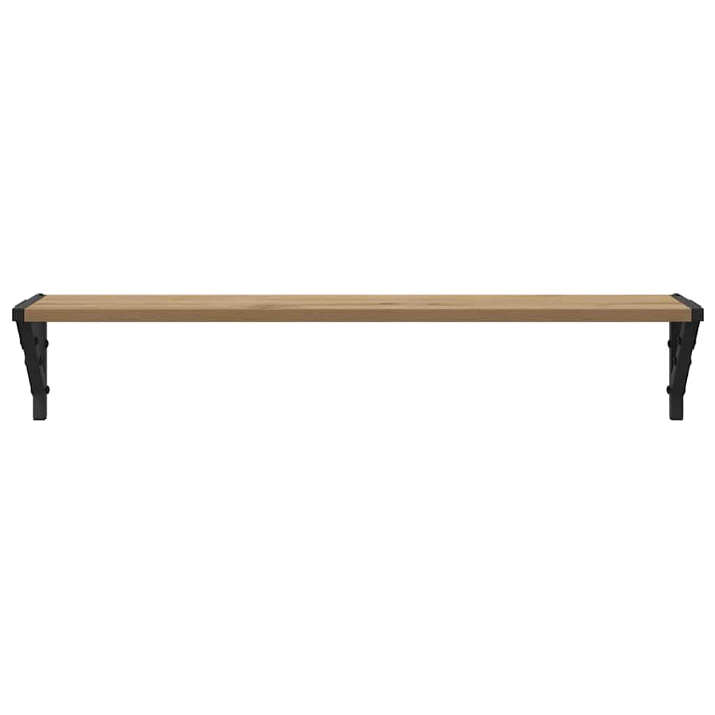 Sieninės lentynos 2 pcs Amatininkų ąžuolas 80 x 15 x 15,5 cm