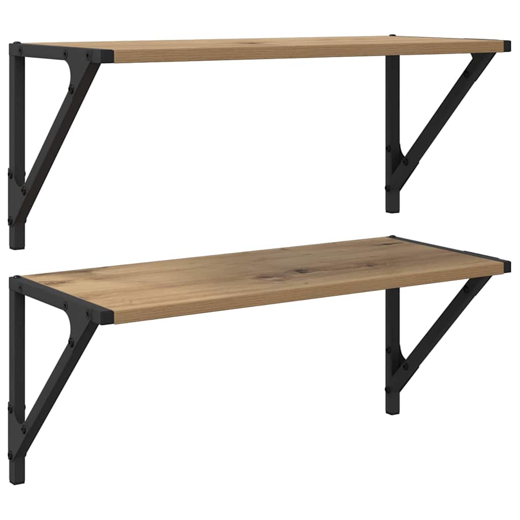 Sienas plaukti 2 gab. Amatnieku ozols 60 x 25 x 25,5 cm