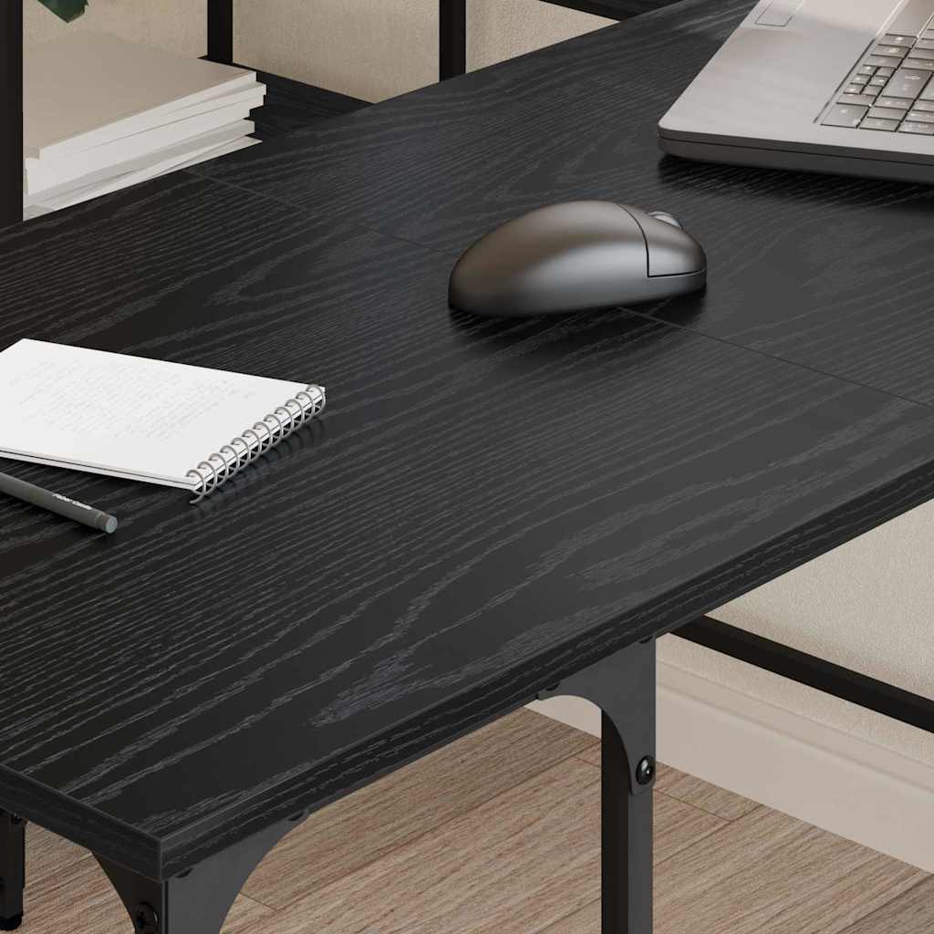 Table Black oak 139 x 139 x 75 cm Engineered wood
