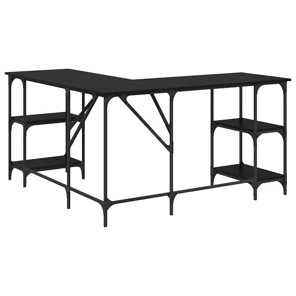Table Black oak 139 x 139 x 75 cm Engineered wood