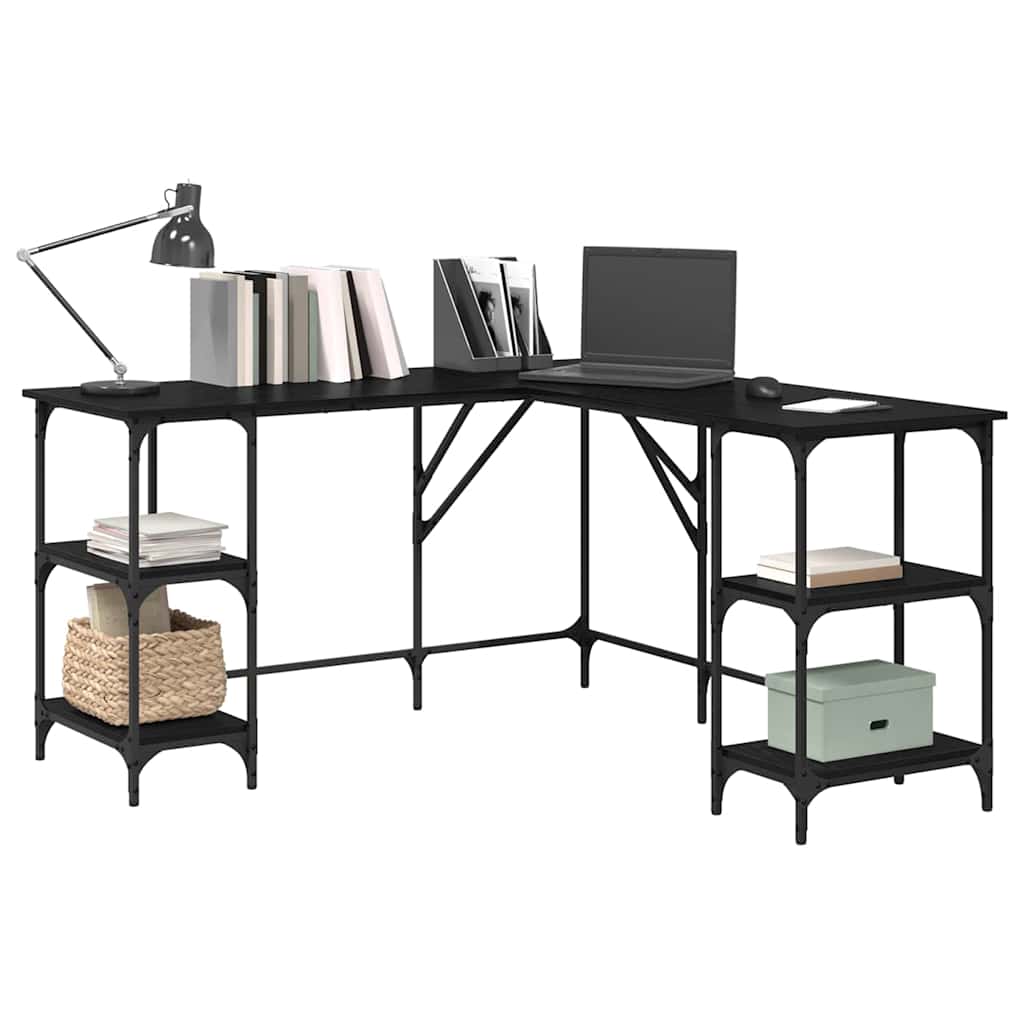 Table Black oak 139 x 139 x 75 cm Engineered wood