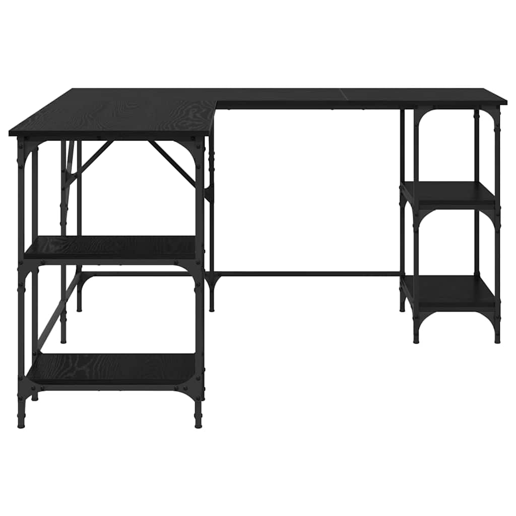 Table Black oak 139 x 139 x 75 cm Engineered wood
