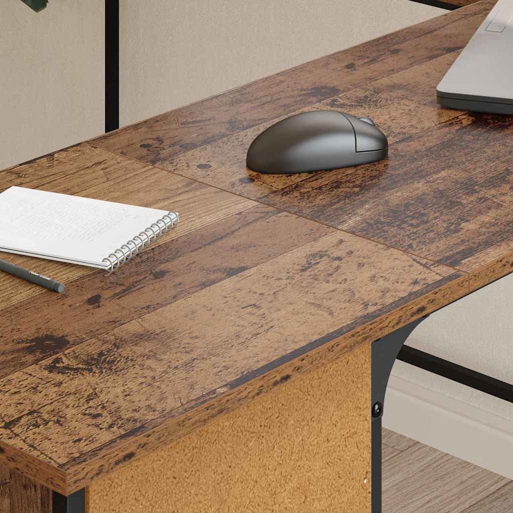Table Antique wood 141 x 141 x 75 cm Processed wood