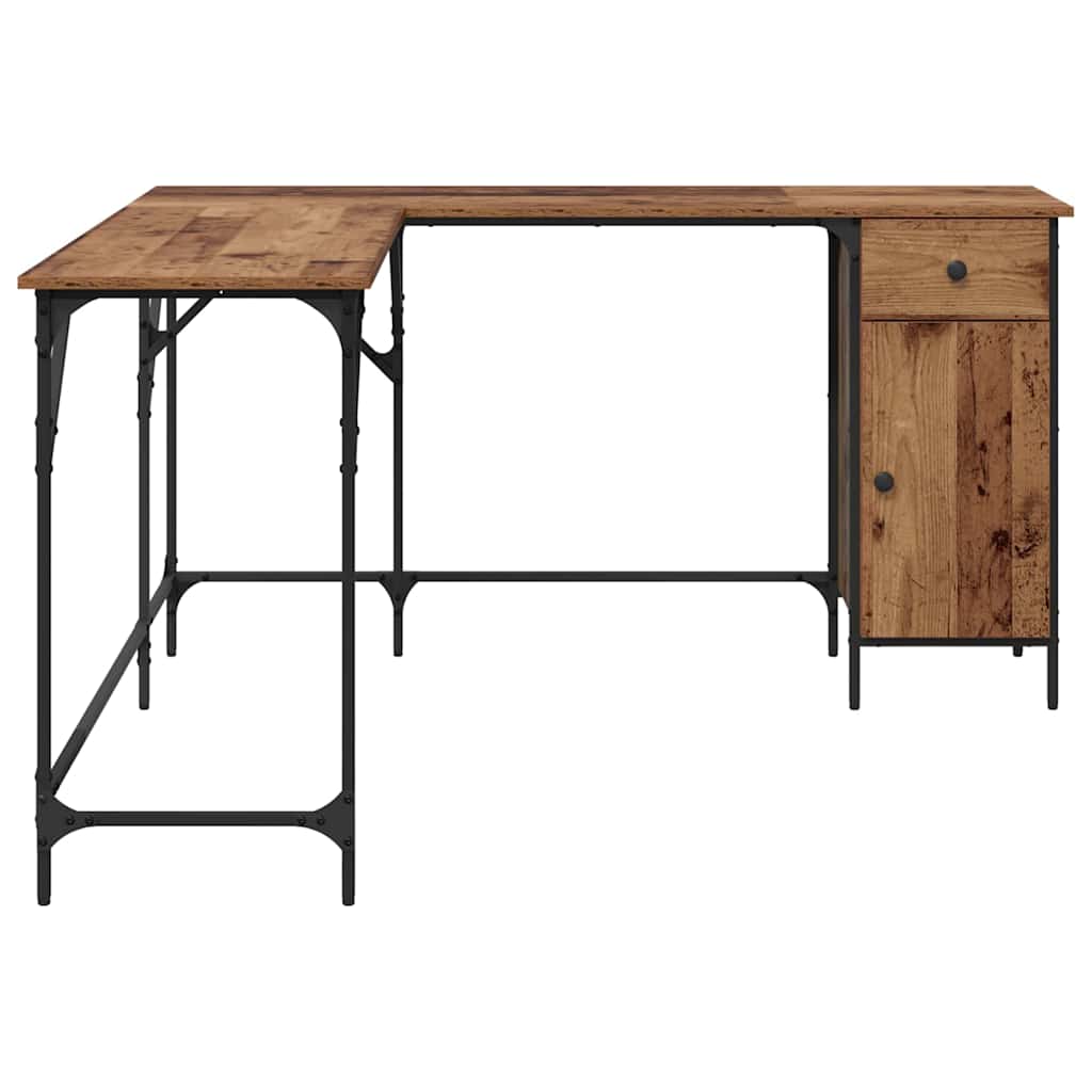 Table Antique wood 141 x 141 x 75 cm Processed wood