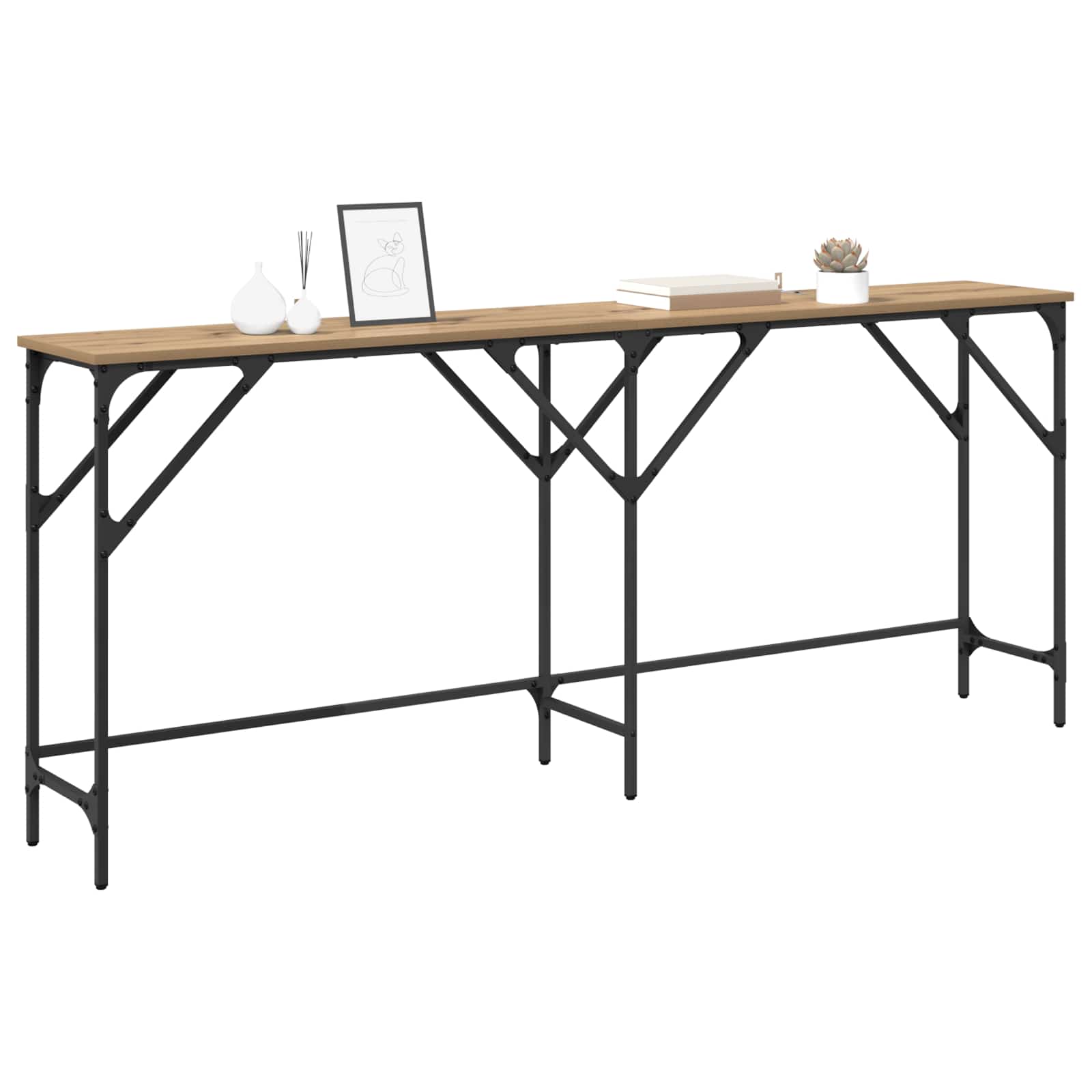 Konsolinis stalas Amatininkų ąžuolas 180 x 30 x 75 cm