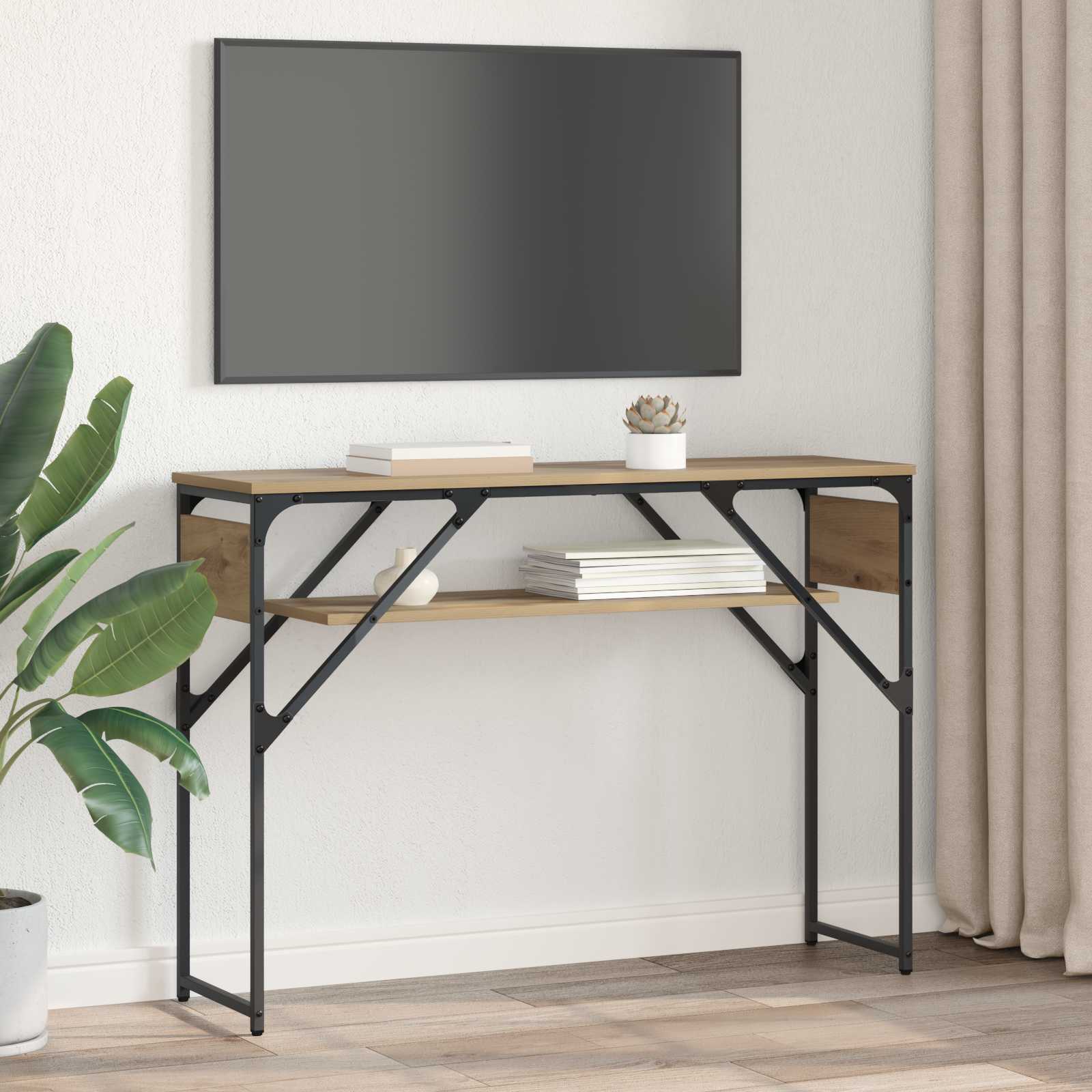 KonsolinisStaliukas Amatininkų ąžuolas 105x30x75cm