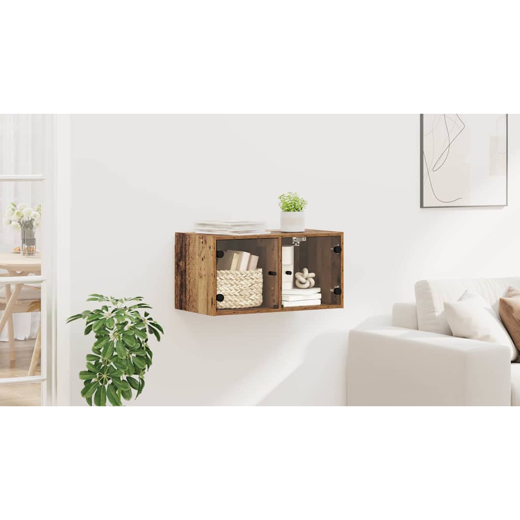 Wall cabinet Antique wood 68 x 37 x 35 cm