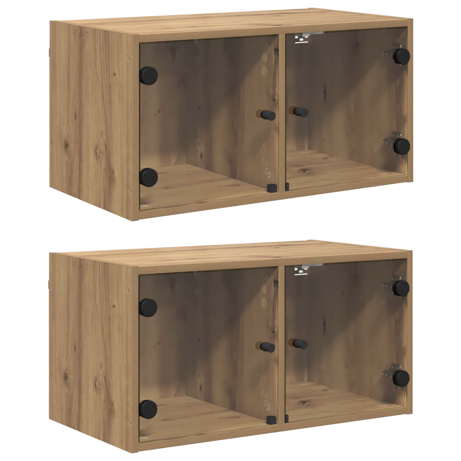 Sieniniai baldai 2 pcs Amatininkų ąžuolas 68 x 37 x 35 cm