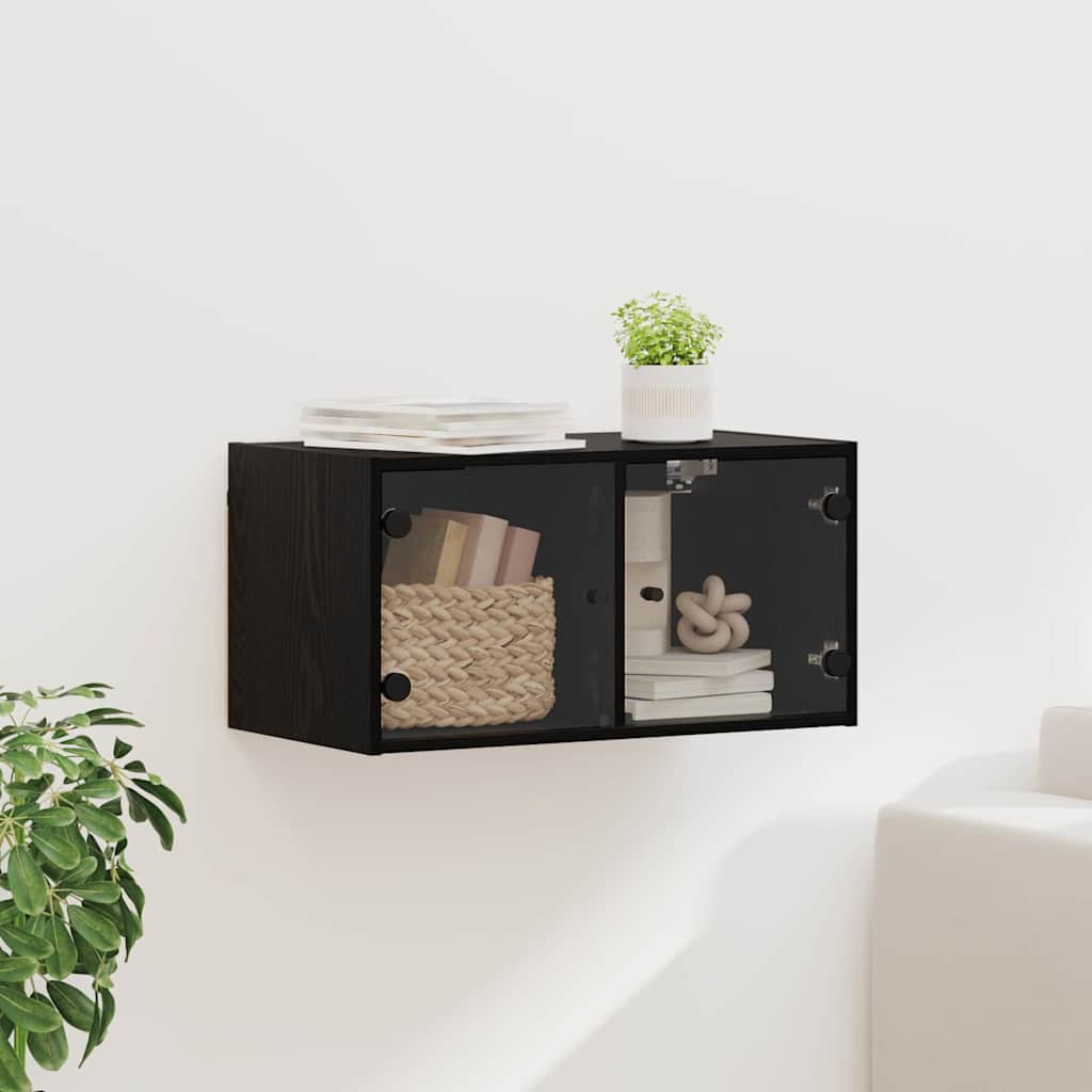 Wall cabinet Black oak 68 x 37 x 35 cm