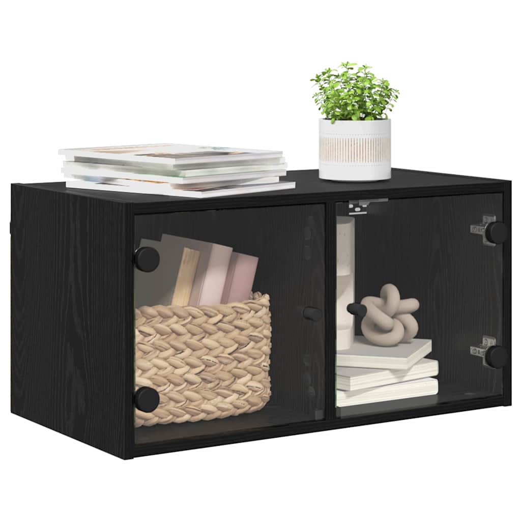 Wall cabinet Black oak 68 x 37 x 35 cm