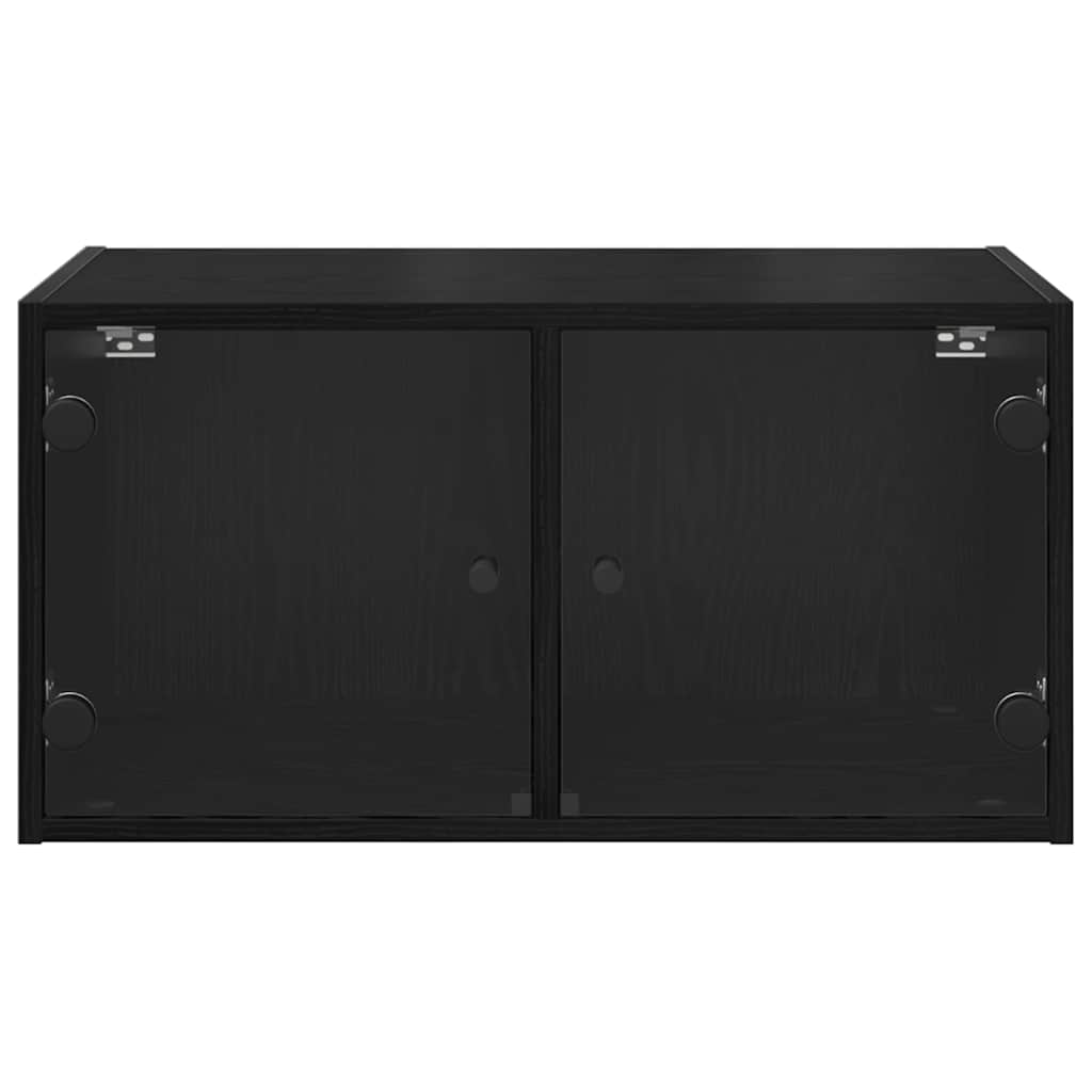Sieniniai baldai 2 pcs Juodas ąžuolas 68 x 37 x 35 cm