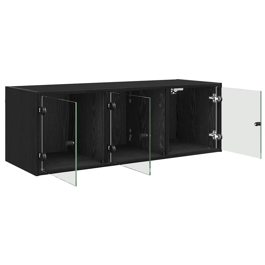 Wall cabinet Black oak 102 x 37 x 35 cm