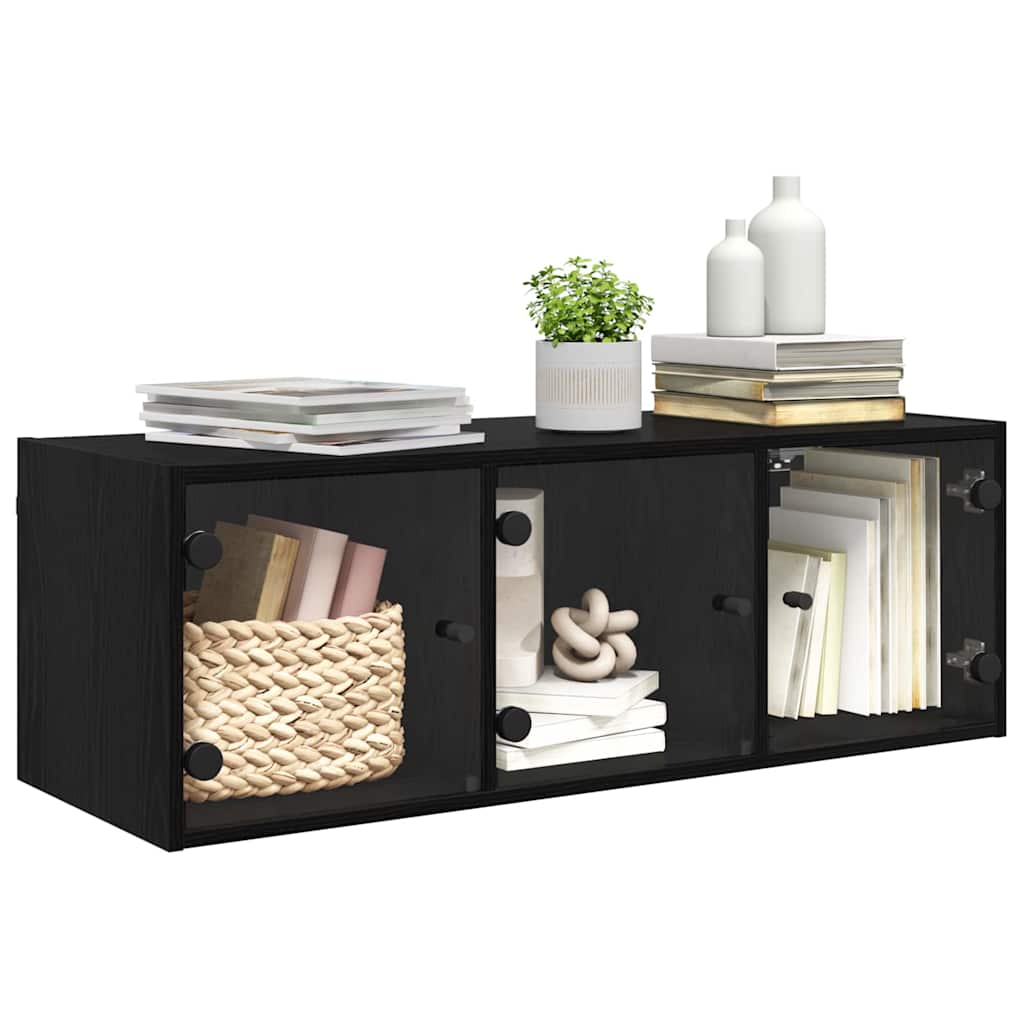 Wall cabinet Black oak 102 x 37 x 35 cm