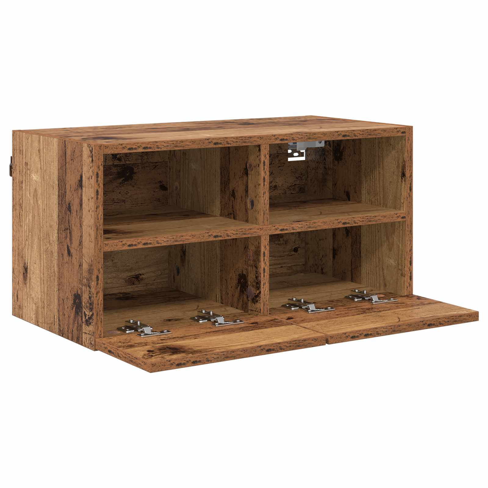 TV sieniniai spintelės 2 pcs Senovinis medis 60 x 30 x 30 cm