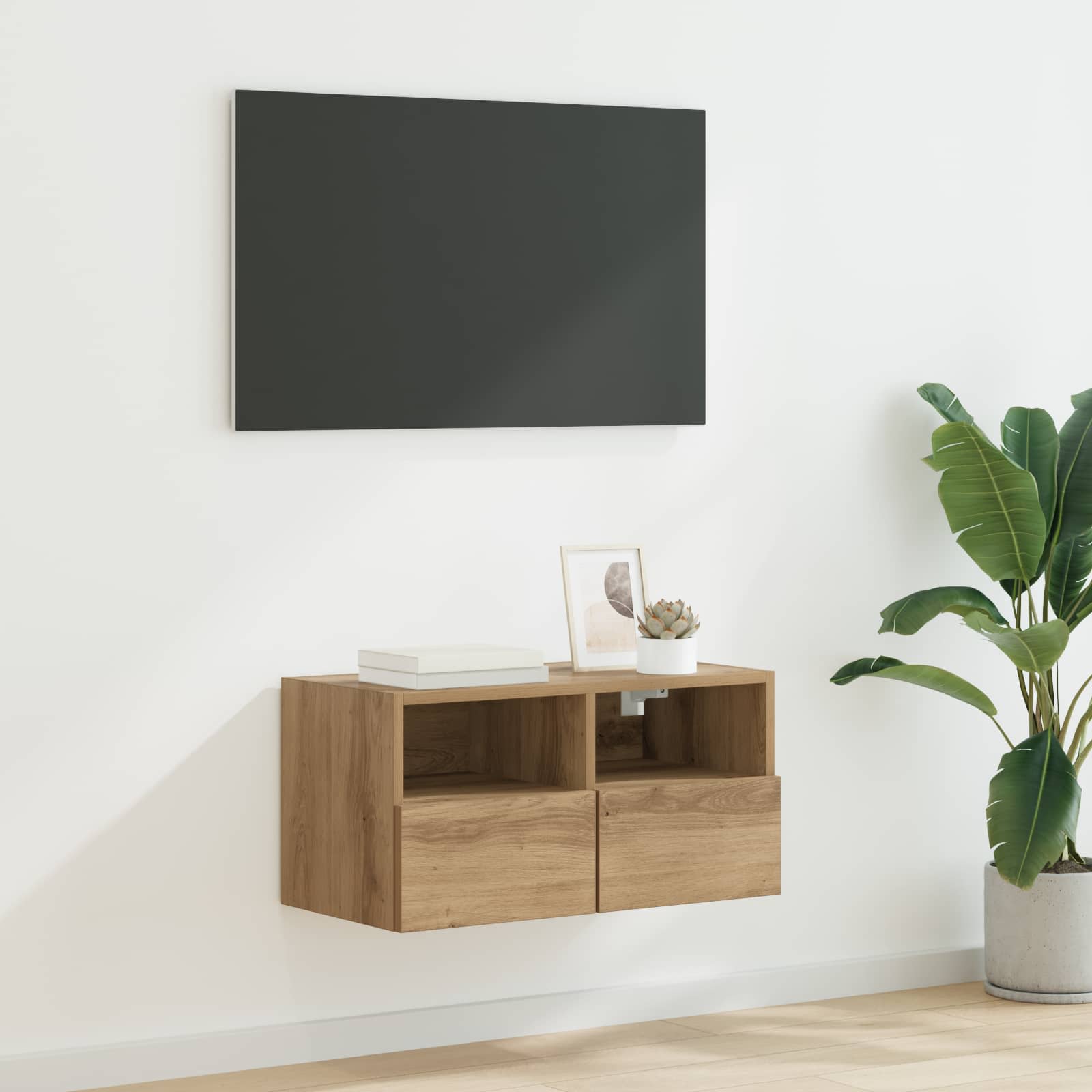 TV sienas skapītis Amatnieku ozols 60 x 30 x 30 cm