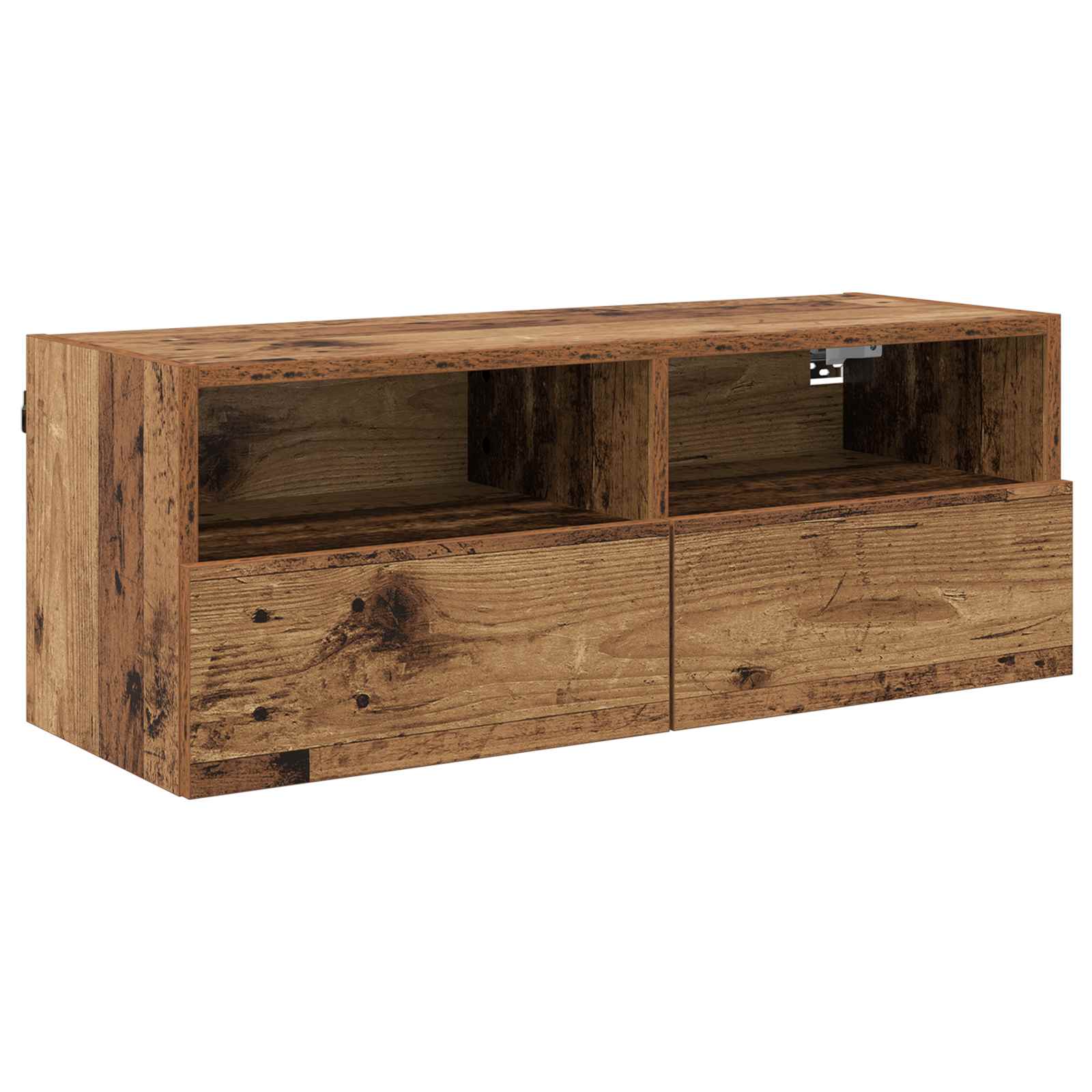 TV sieniniai spintelės 2 pcs Senovinis medis 80 x 30 x 30 cm