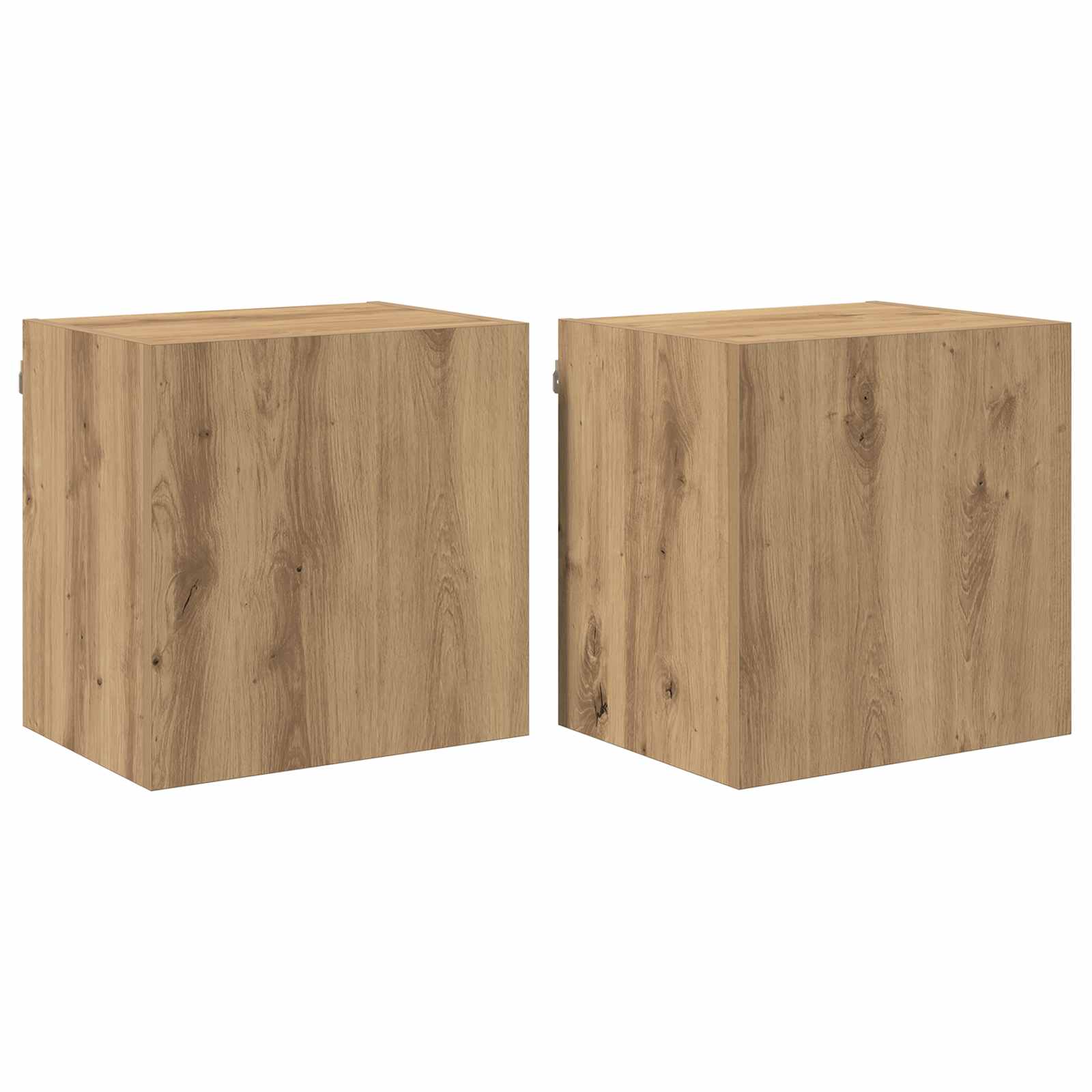 TV sieniniai spintelės 2 pcs Amatininkų ąžuolas 40,5x30x40cm
