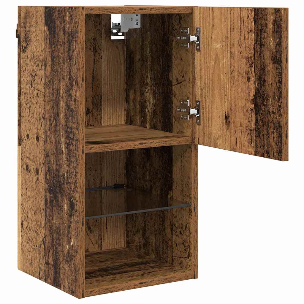Wall-mounted TV cabinets 2 pcs Antique wood