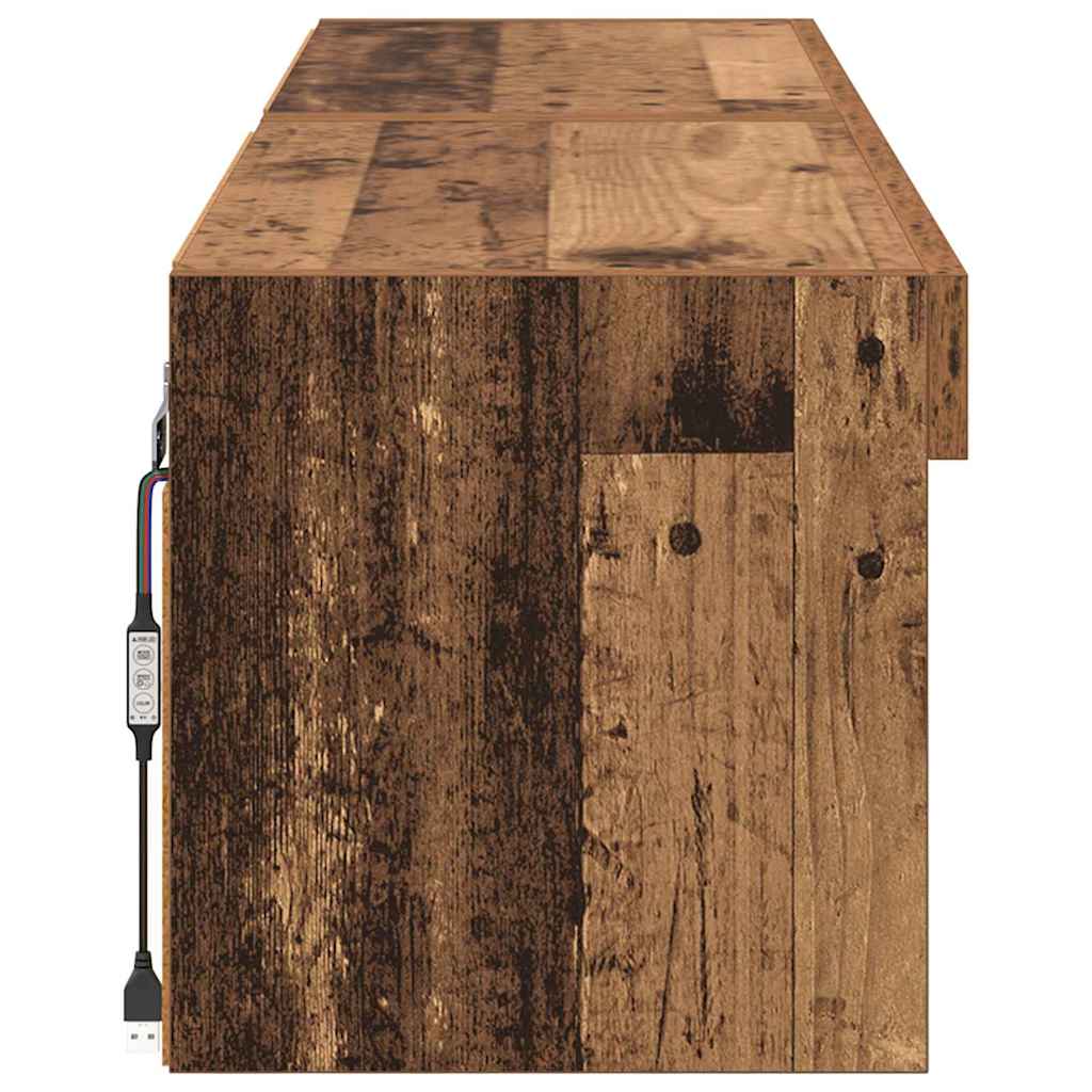 Televizorių spintelės 2 pcs Senovinis medis 60 x 30 x 30 cm