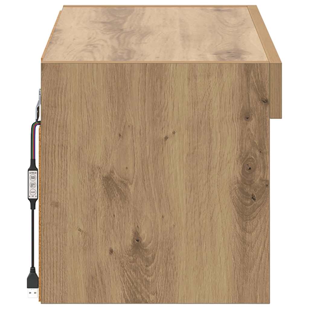 TV cabinet Artisan oak 60 x 30 x 30 cm