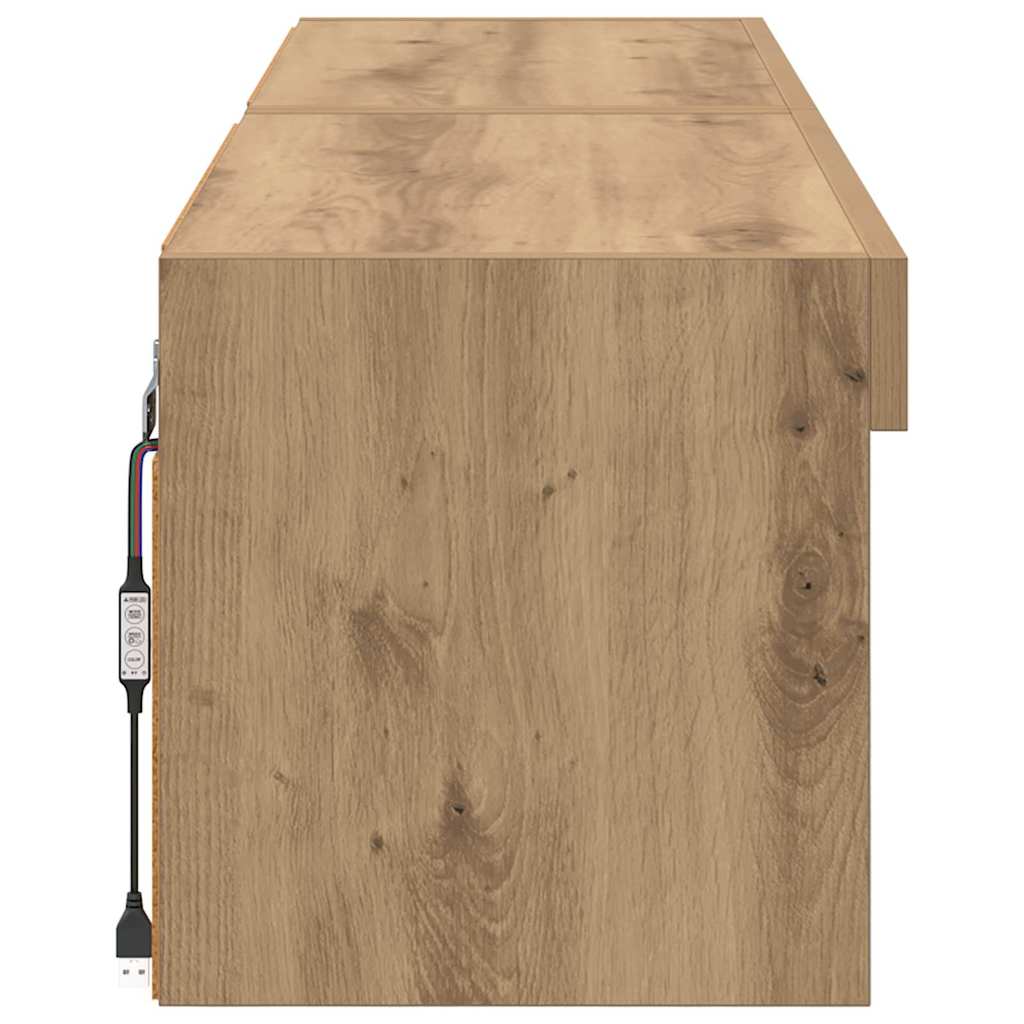 TV Cabinets 2 pcs Artisan Oak 60 x 30 x 30 cm
