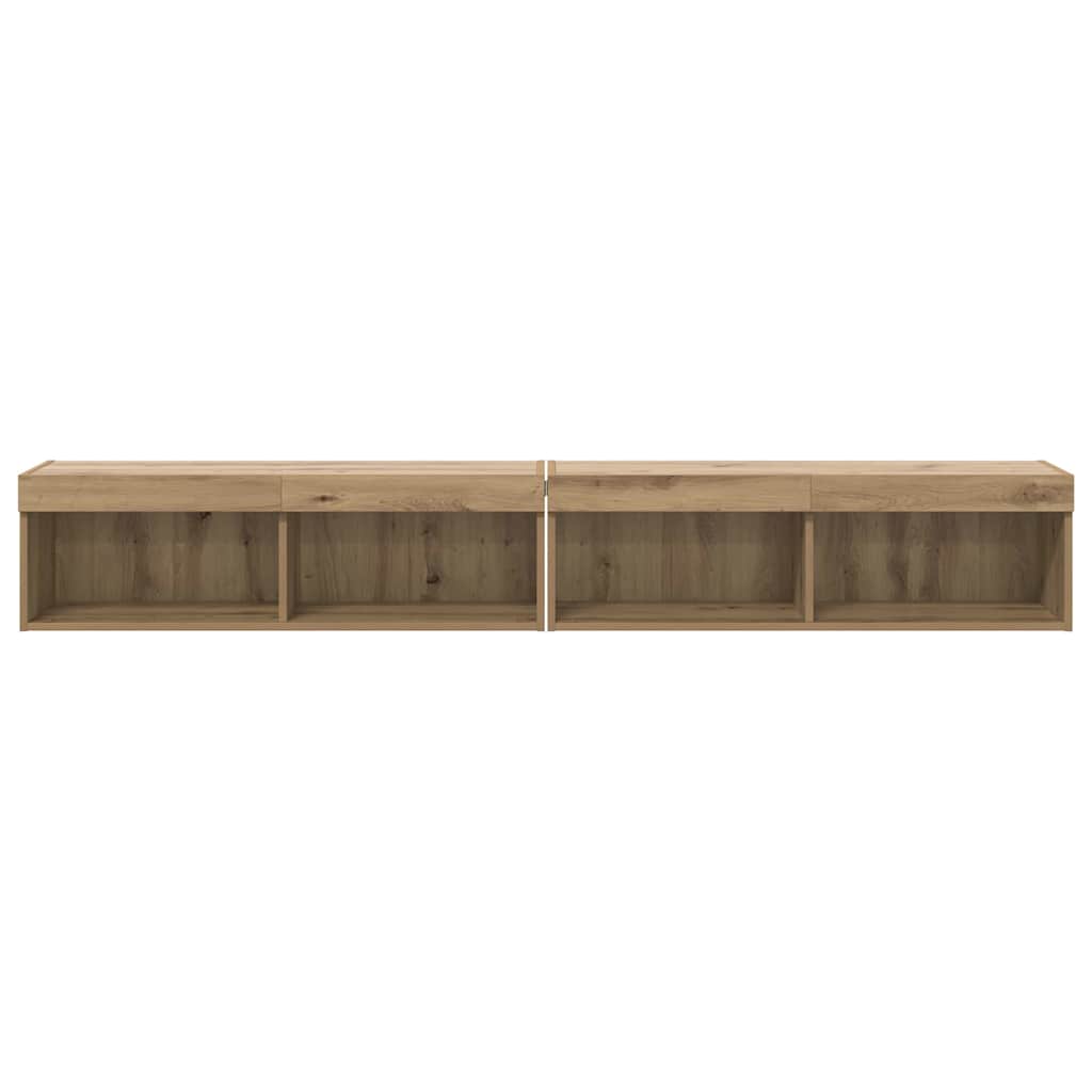 TV wall cabinets Panama 2 pcs Artisan oak
