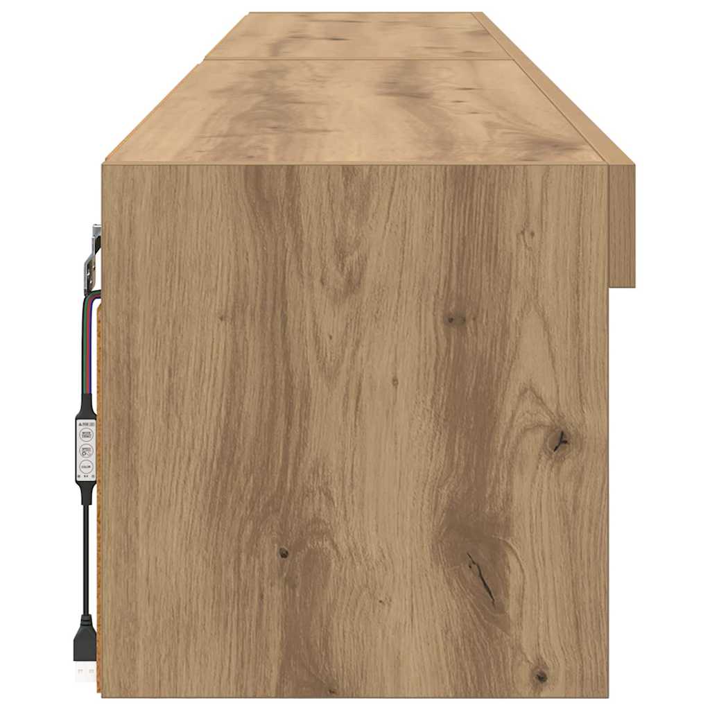 TV wall cabinets Panama 2 pcs Artisan oak