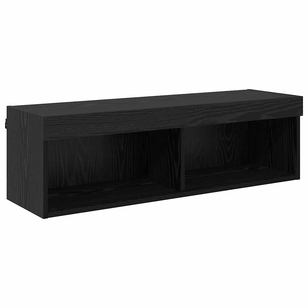 TV sieninė spintelė Panama Juodas ąžuolas 100 x 30 x 30 cm