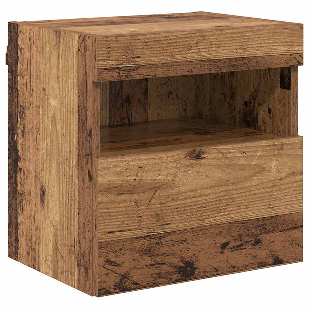TV sieniniai spintelės 2 pcs Senovinis medis 40 x 30 x 40 cm