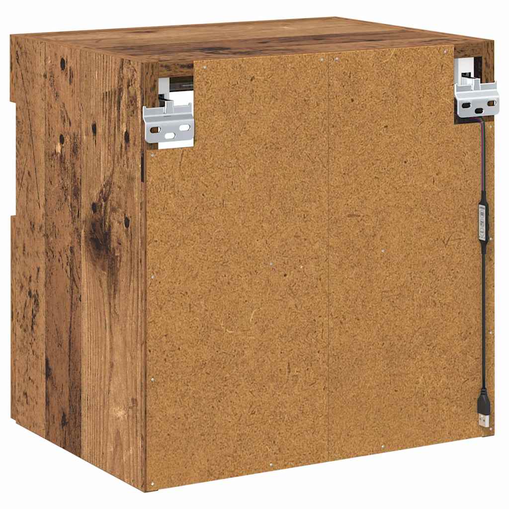 TV sieniniai spintelės 2 pcs Senovinis medis 40 x 30 x 40 cm