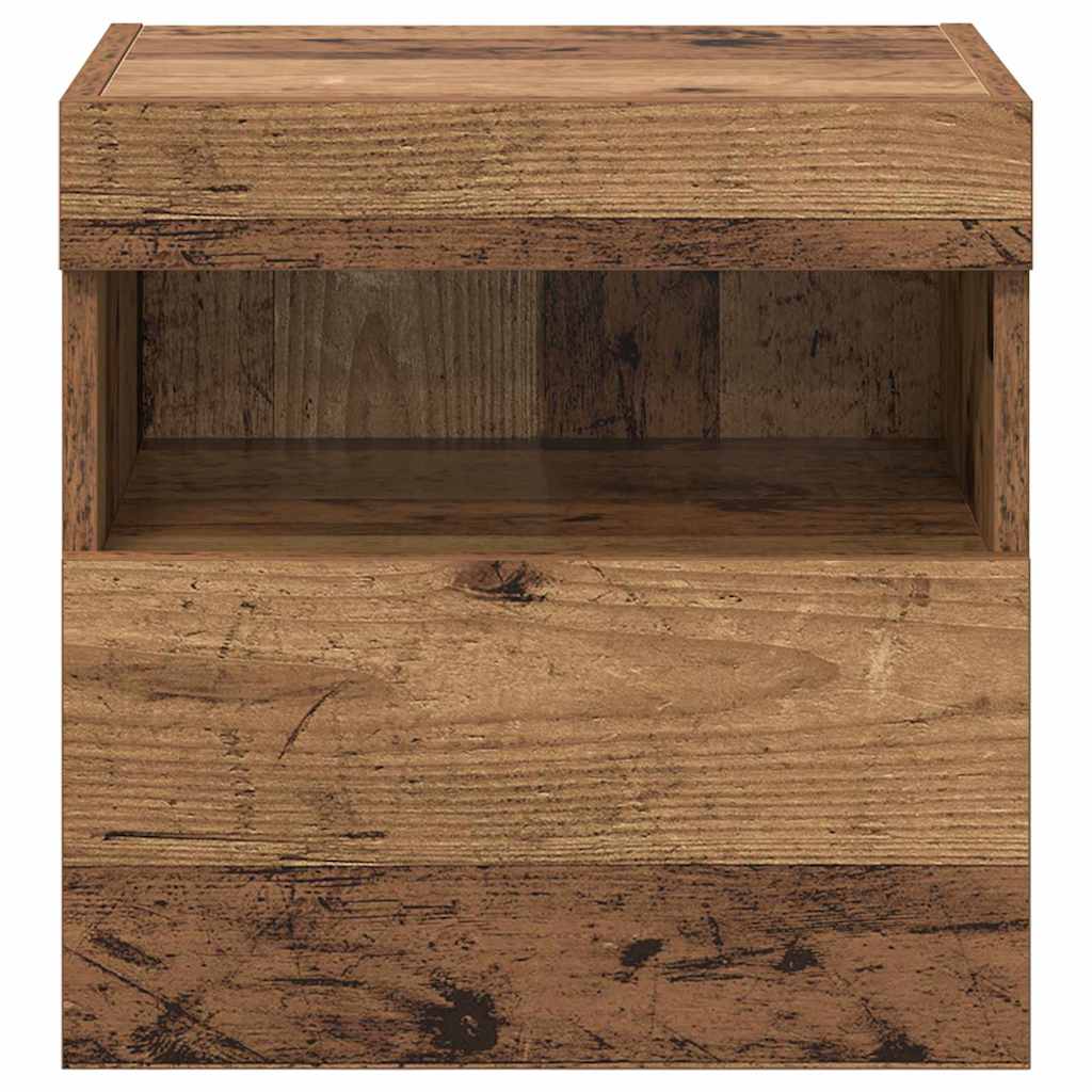 TV sieniniai spintelės 2 pcs Senovinis medis 40 x 30 x 40 cm
