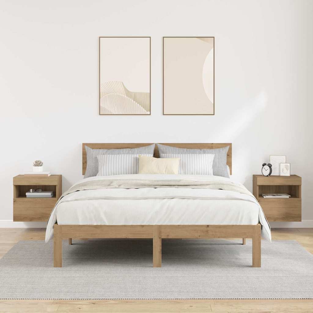 TV sieniniai spintelės 2 pcs Amatininkų ąžuolas 40 x 30 x 40 cm
