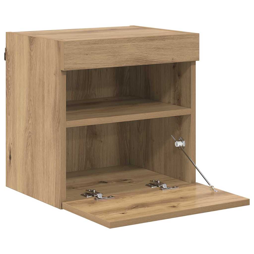 TV sieniniai spintelės 2 pcs Amatininkų ąžuolas 40 x 30 x 40 cm