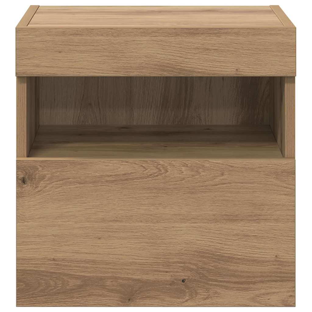 TV sieniniai spintelės 2 pcs Amatininkų ąžuolas 40 x 30 x 40 cm