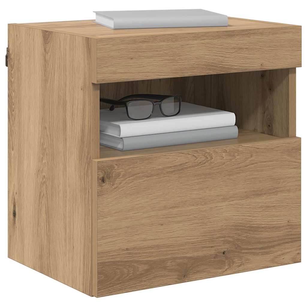 TV sieniniai spintelės 2 pcs Amatininkų ąžuolas 40 x 30 x 40 cm