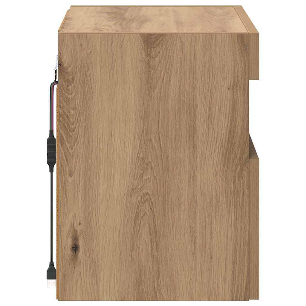 TV sieniniai spintelės 2 pcs Amatininkų ąžuolas 40 x 30 x 40 cm