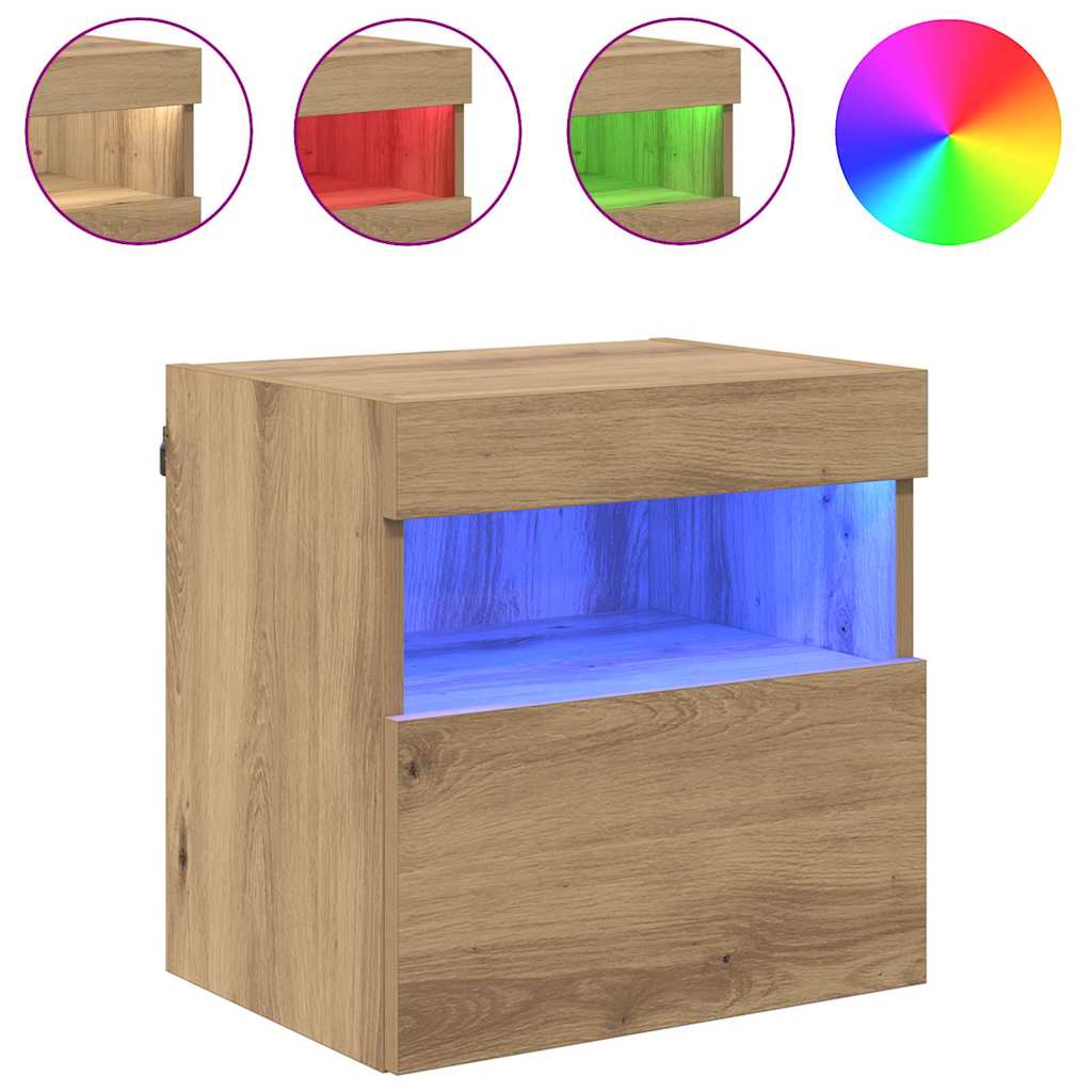 TV sieniniai spintelės 2 pcs Amatininkų ąžuolas 40 x 30 x 40 cm