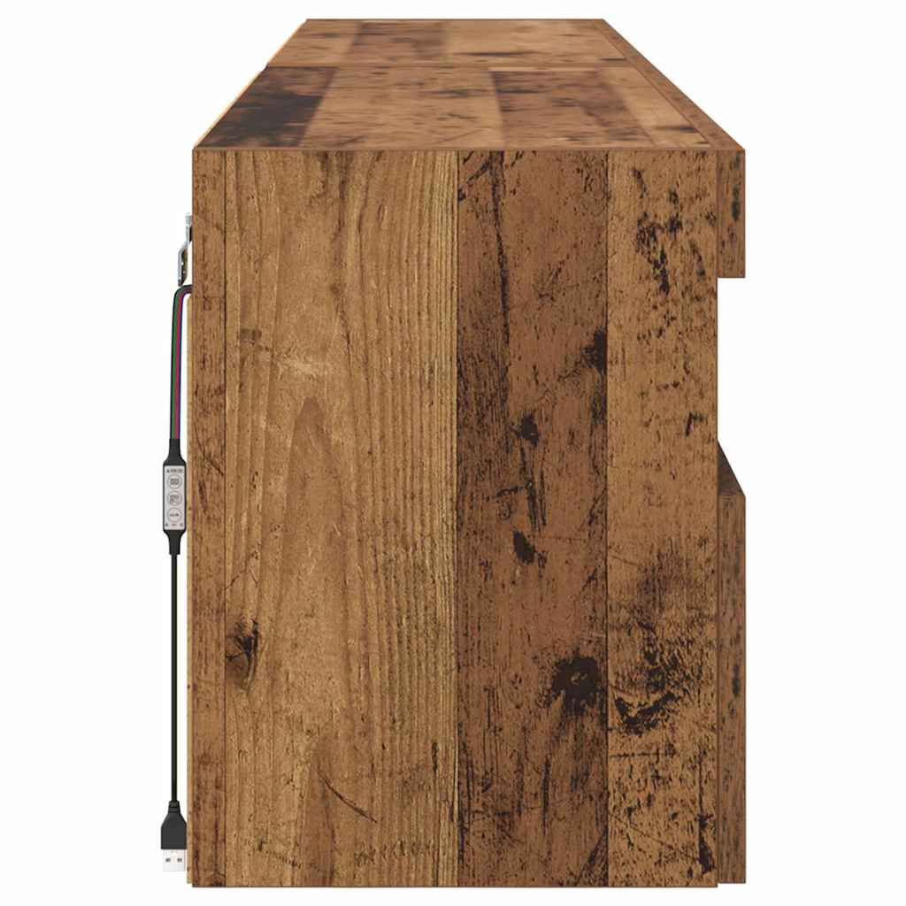 TV sieniniai spintelės 2 pcs Senovinis medis 80 x 30 x 40 cm