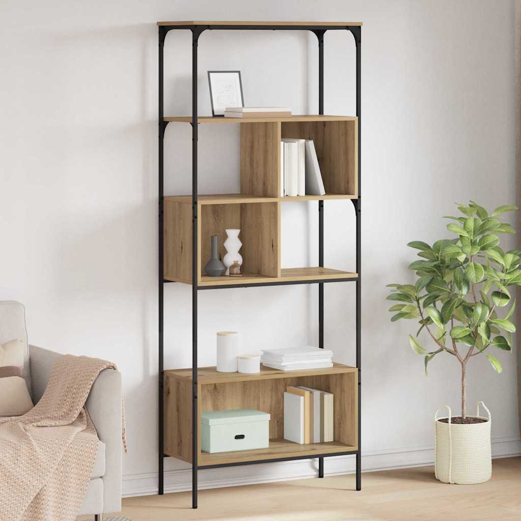 Bookcase Artisan oak 76 x 33 x 188.5 cm
