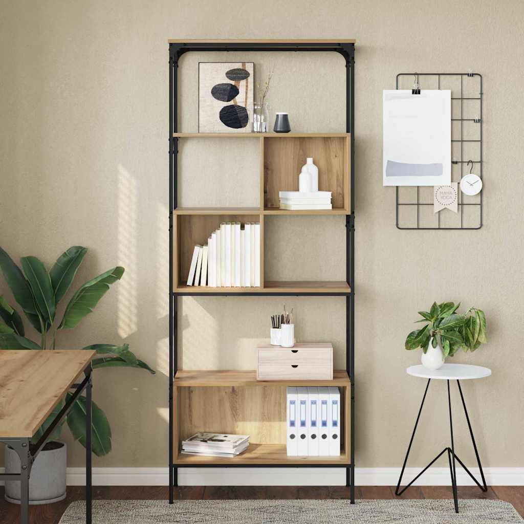 Bookcase Artisan oak 76 x 33 x 188.5 cm
