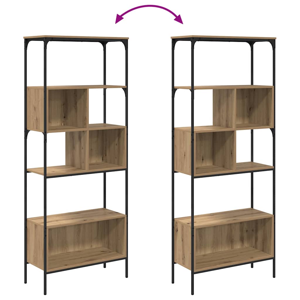 Bookcase Artisan oak 76 x 33 x 188.5 cm