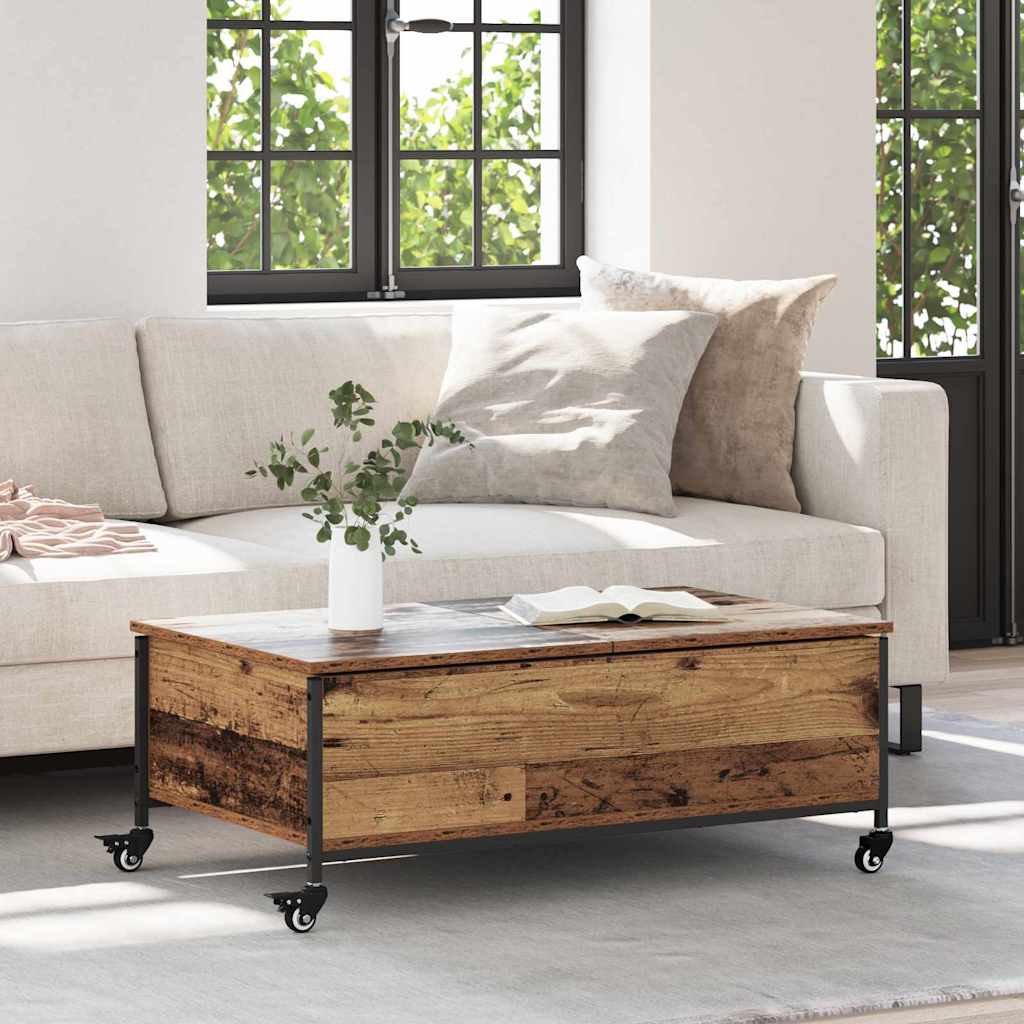 Coffee table Antique wood 91 x 55 x 32 cm