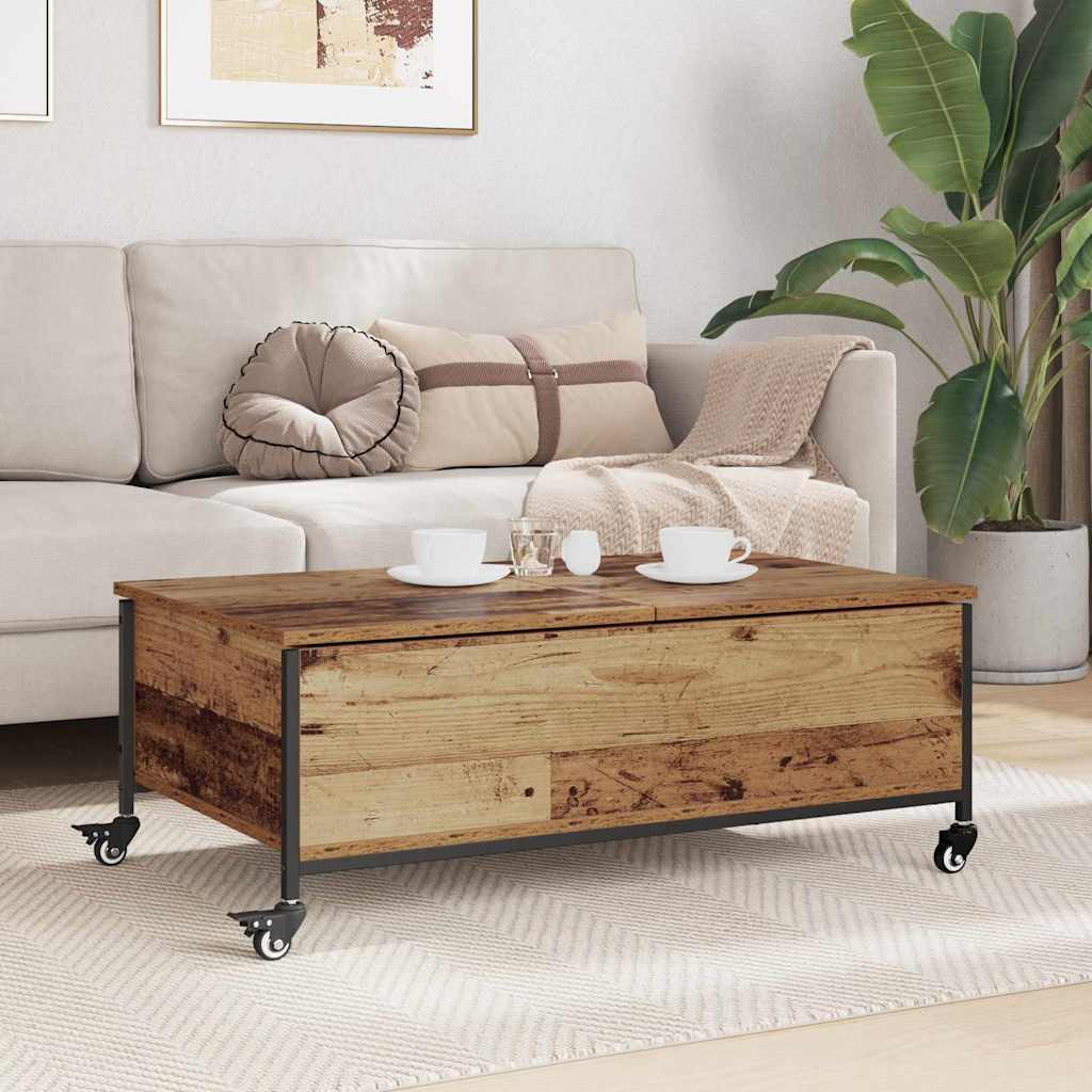 Coffee table Antique wood 91 x 55 x 32 cm