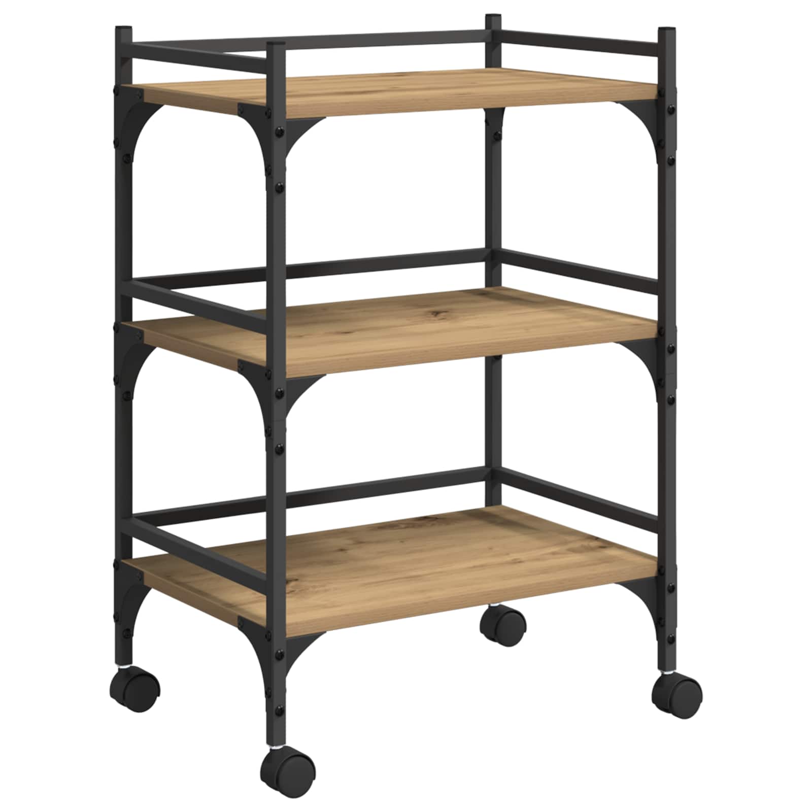 Kitchen trolley Artisan oak 50 x 35 x 75.5 cm